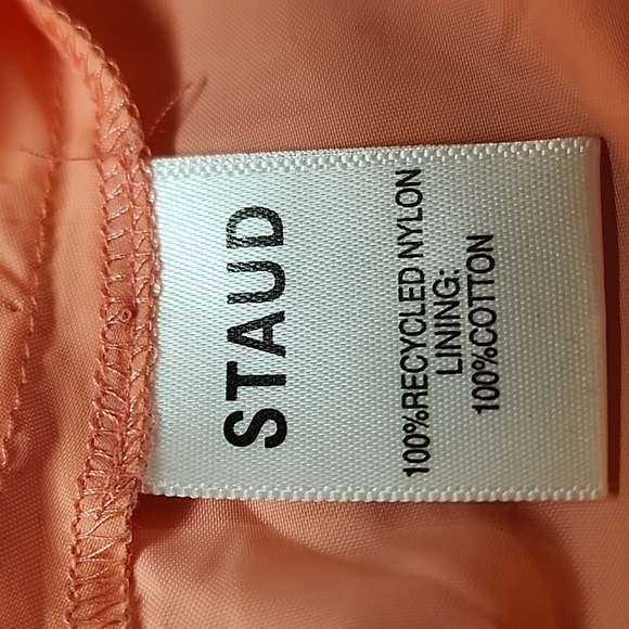 Staud Tangier Maxi Dress Pink Ruched Top Size XS - Picture 16 of 16